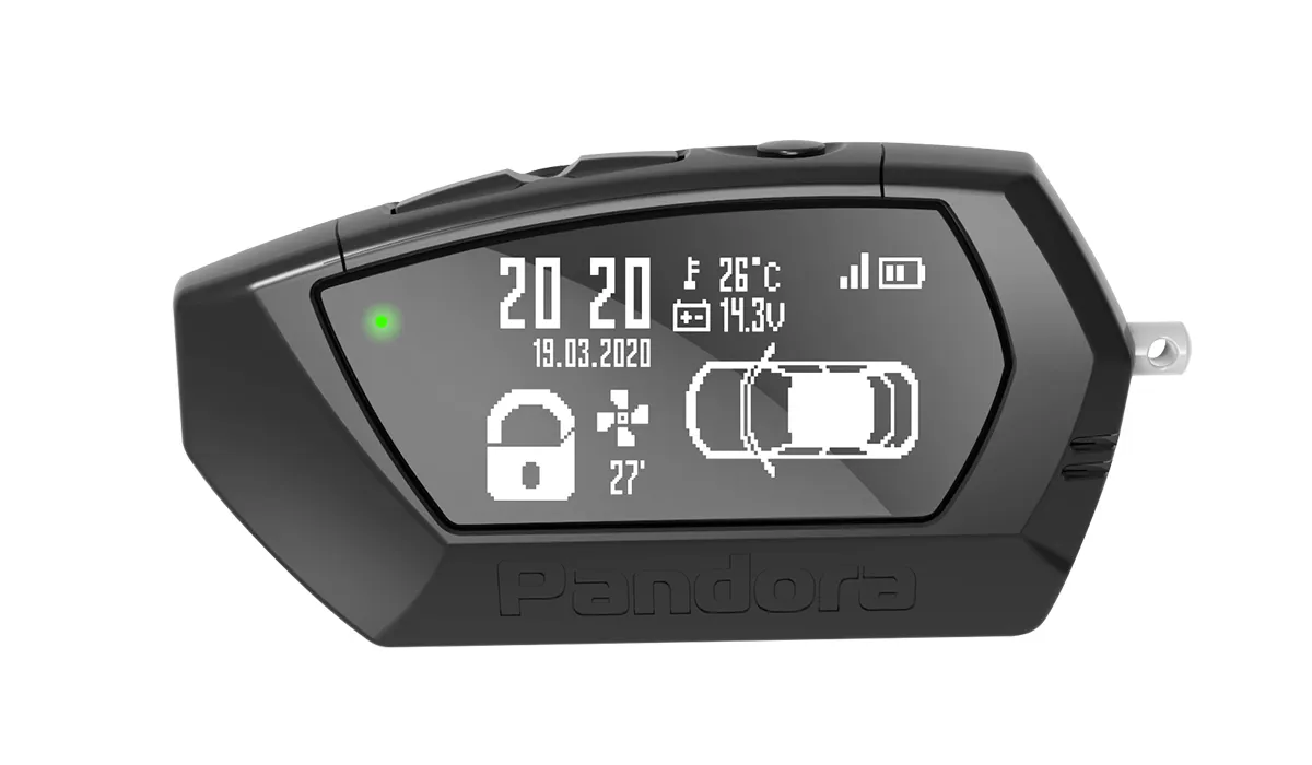 Брелок Pandora LCD D023 black DXL 4750 - фото