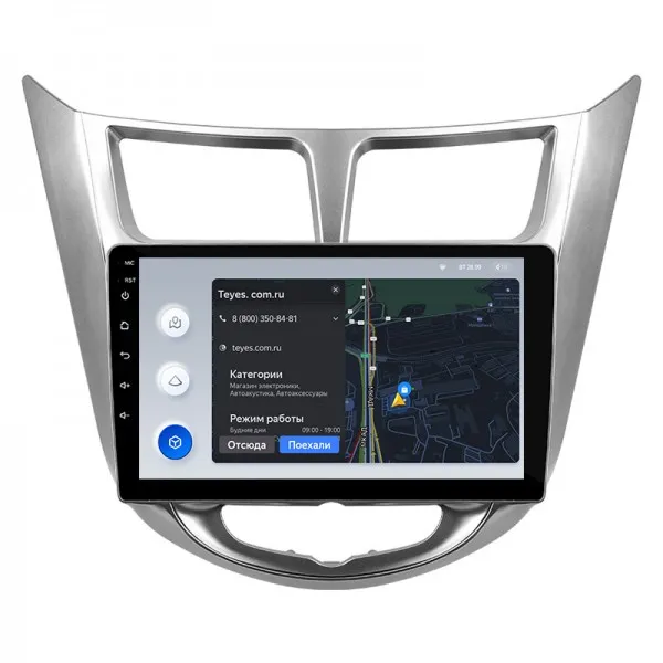 ШГУ Teyes X1 Hyundai Solaris 1 2010-2016  - фото