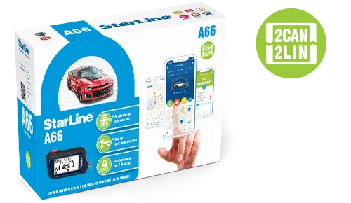 Автосигнализация StarLine А66 2CAN+2LIN - фото