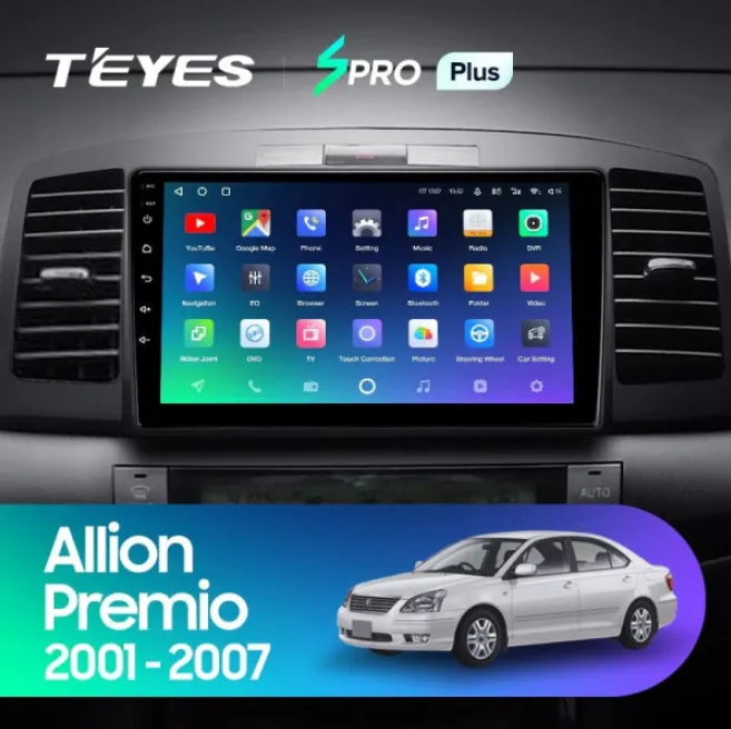 ШГУ Teyes CC2 Plus 3/32 GB Toyota Premio, Allion 2001 - 2007 - фото