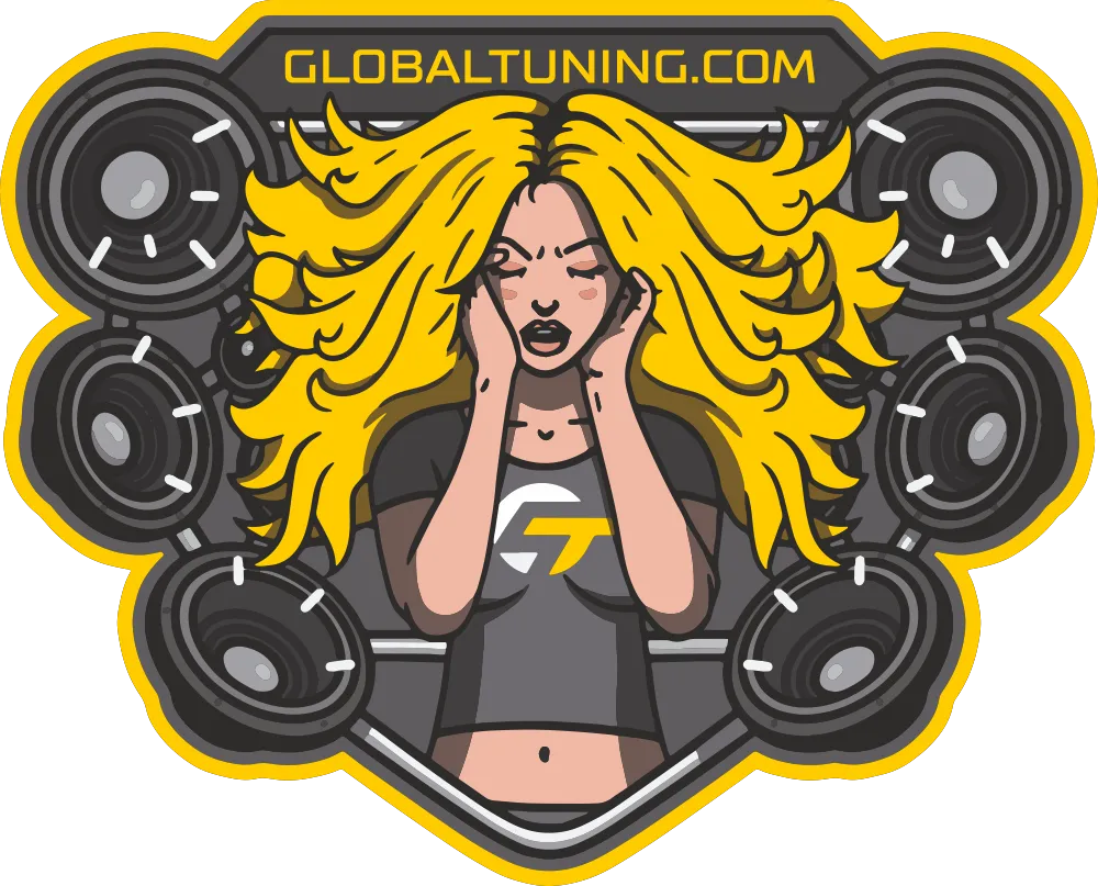 Наклейка Global Tuning 150х120 Ж - фото