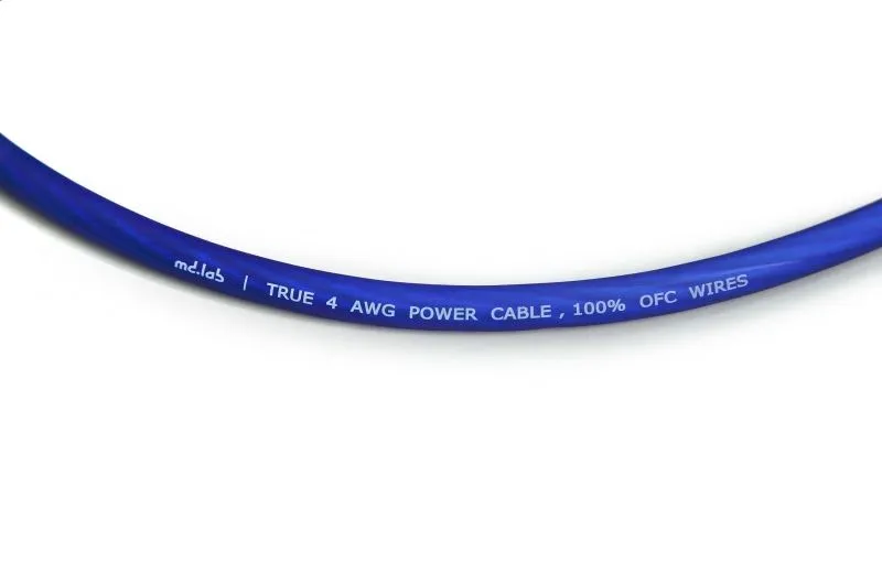 Силовой кабель MD.Lab MDC-PCC-4BL Bluel (1б-50м)(1м) - фото