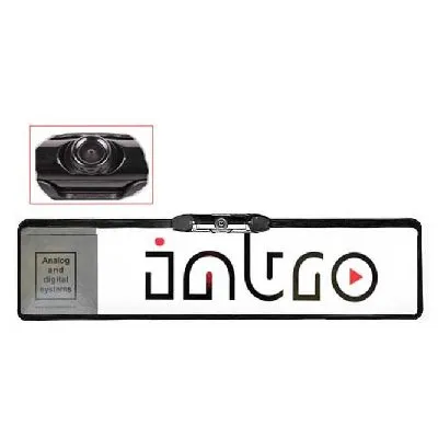 Камера заднего вида в штатное место INCAR VDC-006  с площадкой под номерной знак - фото