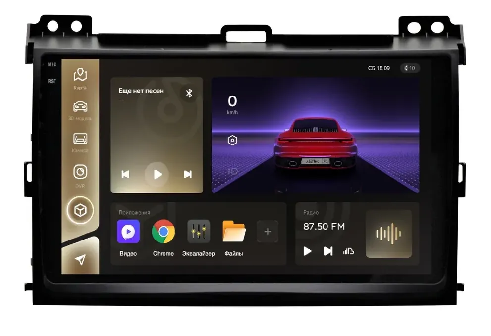 ШГУ Teyes CC3 2K 6/128 GB Toyota Land Cruiser Prado 120 2002-2009 - фото