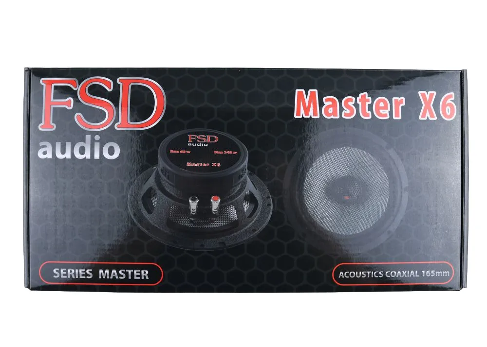 Акустика коаксиальная FSD audio MASTER X6 V3 - фото