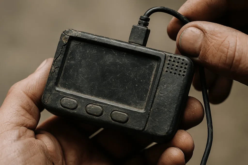 Видеорегистратор не видит карту памяти из-за повреждений