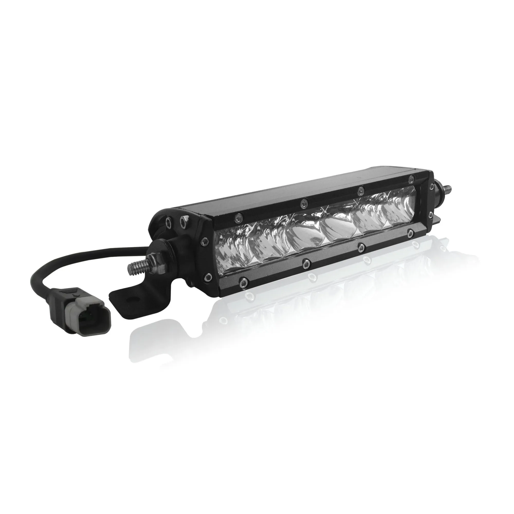 Светодиодная фара AURORA ALO-S-6-P7E7D  6 диодов, ближний + дальний свет, 30W, 2950Lm - фото Светодиодная фара AURORA ALO-S-6-P7E7D  6 диодов, ближний + дальний свет, 30W, 2950Lm - фото
