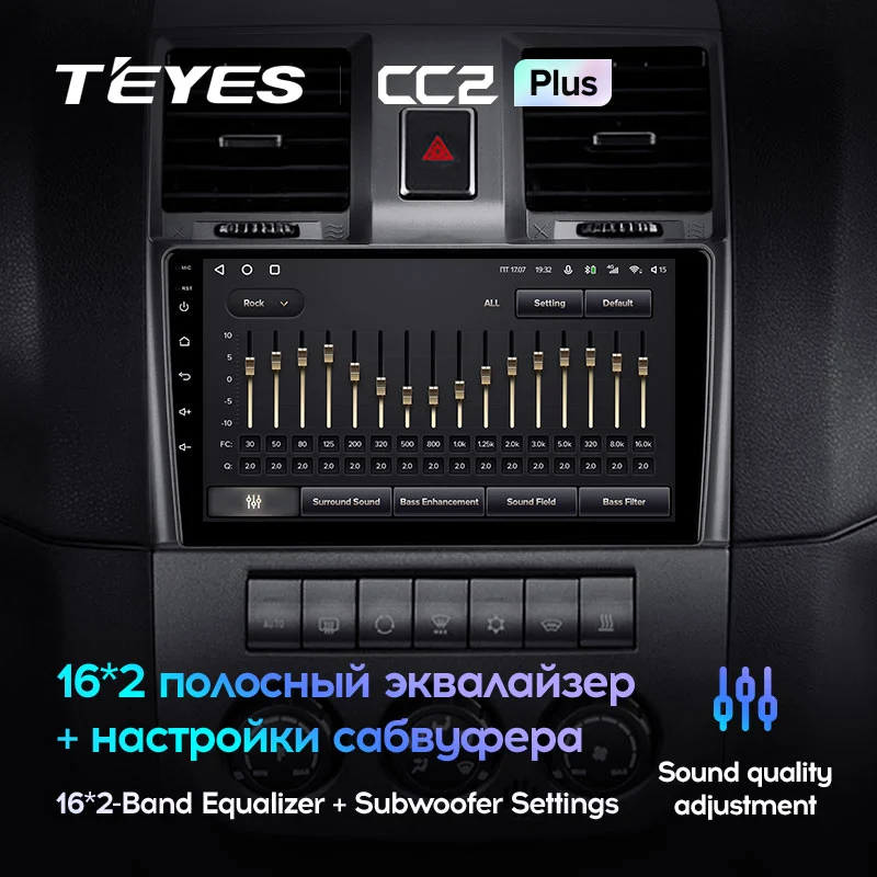 Комплект магнитолы TEYES CC2 Plus 9.0" для УАЗ Patriot I рестайлинг 2012-2016