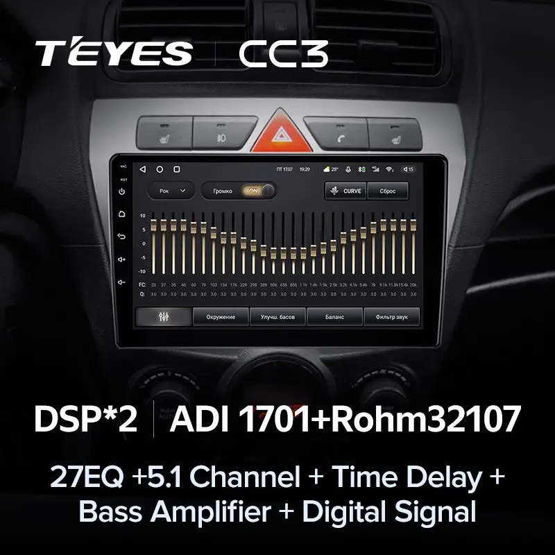Комплект магнитолы TEYES CC3L 9.0" для Kia Picanto