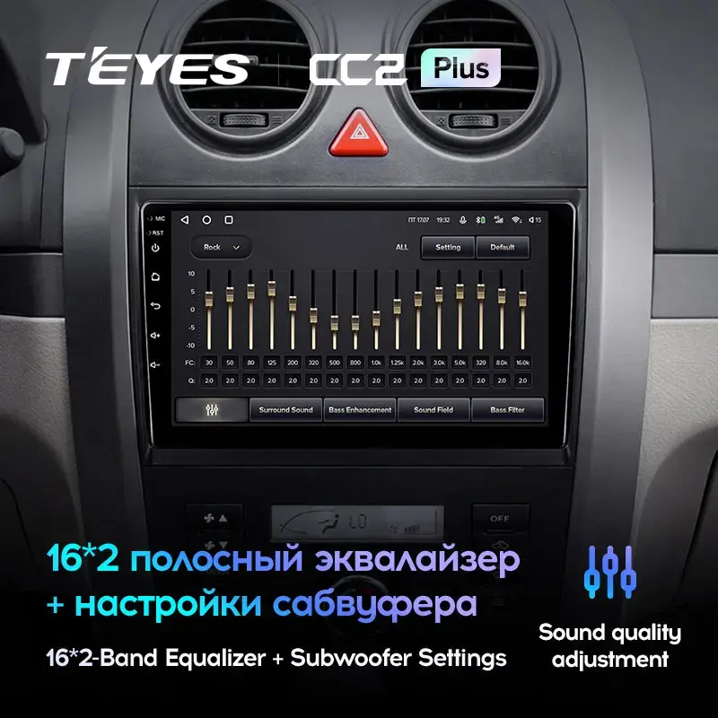 Комплект магнитолы TEYES CC2 Plus 9.0" для Great Wall Hover H3