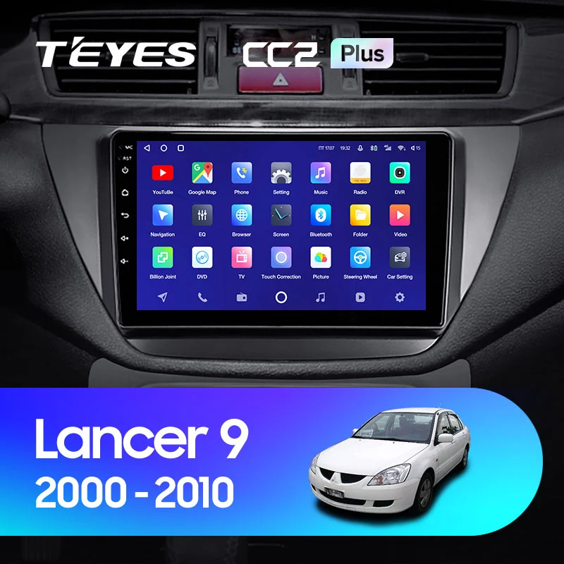 Комплект магнитолы TEYES CC2 Plus 10.2" для Renault Clio IV рестайлинг 2016-2023