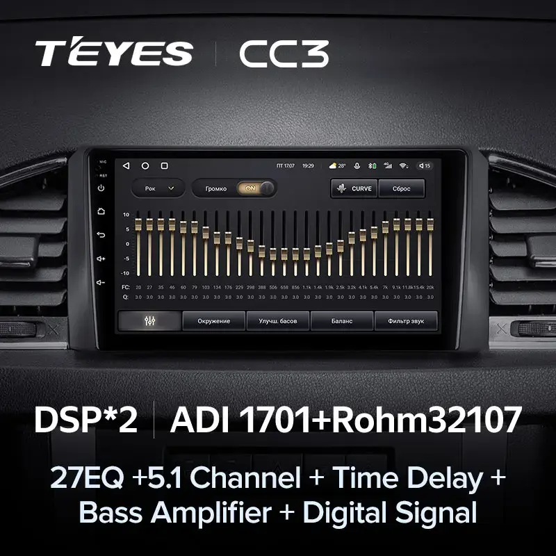 Комплект магнитолы TEYES CC3 9.0" для УАЗ Patriot I рестайлинг 3 2016-2023