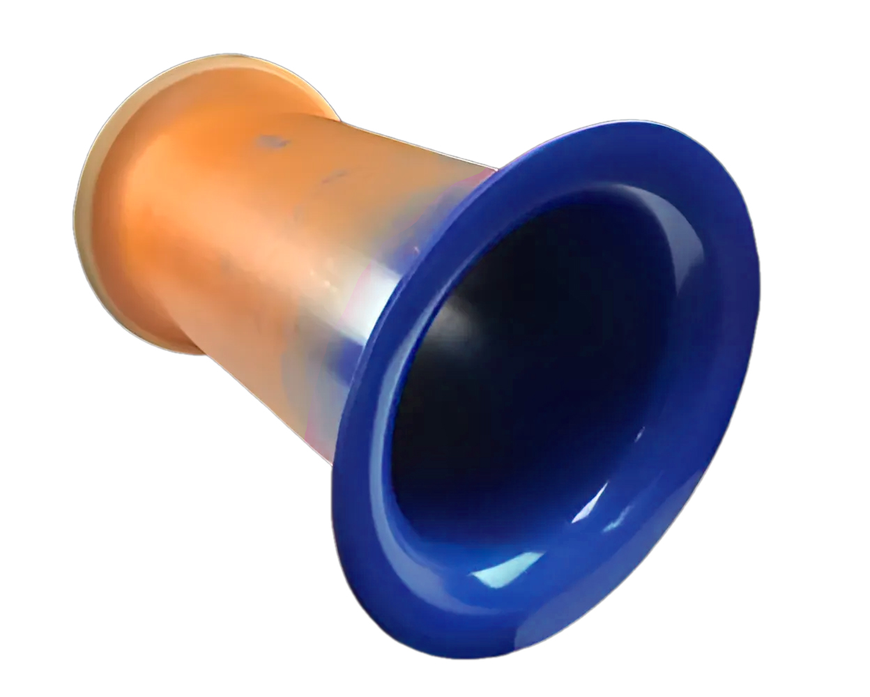 Труба-раскрыв 250 мм синяя - фото