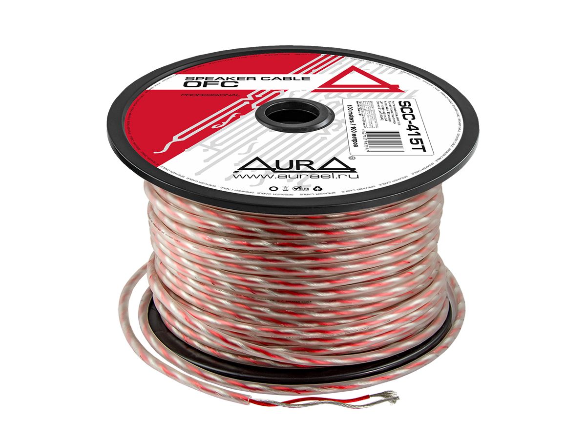 Акустический кабель Aura SCC-415T (1б-100м) (1м) - фото