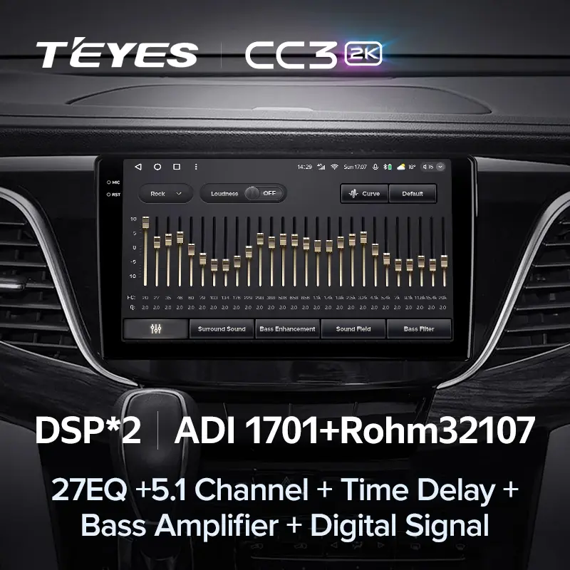 Комплект магнитолы TEYES CC3 2K 10.36" для Buick GL8 III 2017-2023
