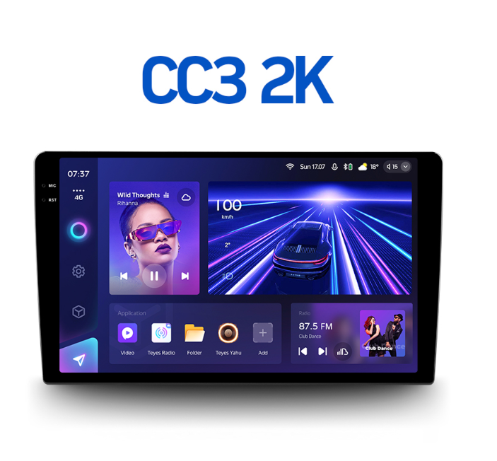 Головное устройство Teyes CC3 2K 360 6/128 Universal 9,5" - фото