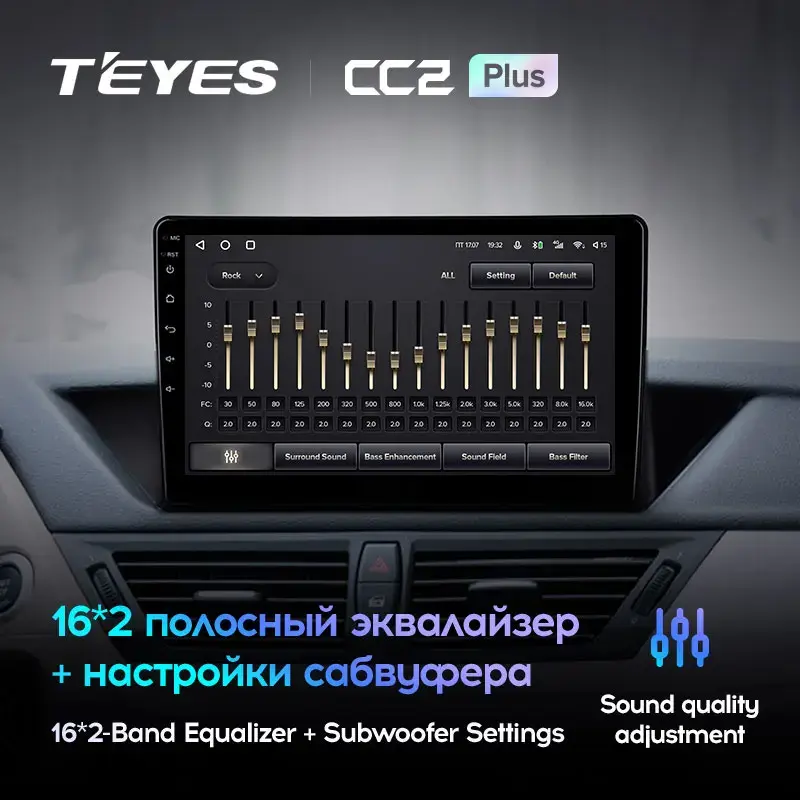 Комплект магнитолы TEYES CC2 Plus 10.2" для BMW X1 E84 2009-2012