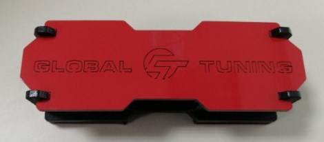 Держатель предохранителя Global Tuning ANL 1-канальный красная крышка - фото