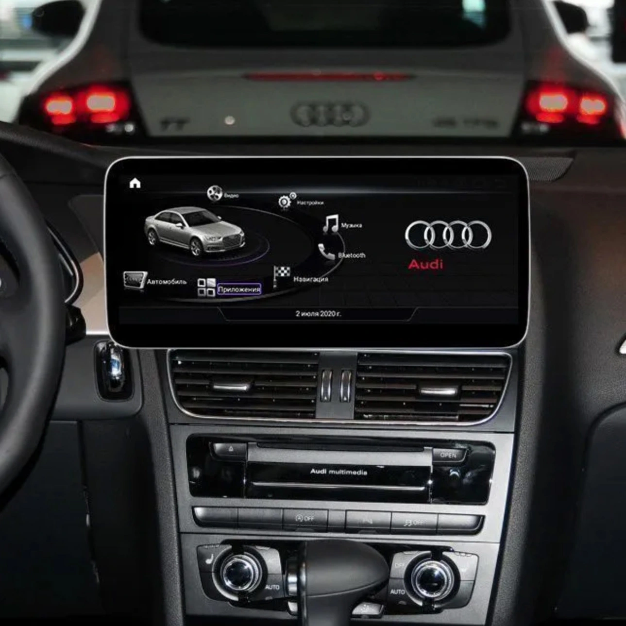Мультимедийное устройство 10.25" Android 12 4+64 Gb для AUDI A4/Q5 2009-2016