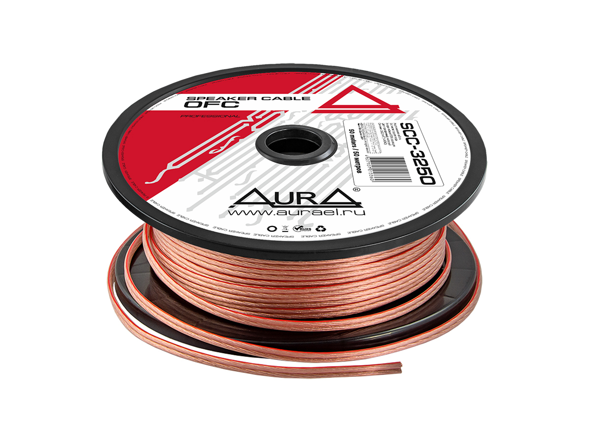 Акустический кабель Aura SCC-3250 (1б-50м) (1м) - фото