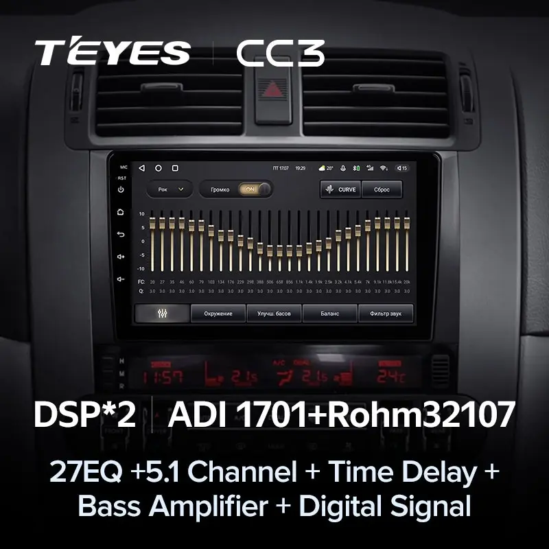 Комплект магнитолы TEYES CC3L 9.0" для Kia Mohave