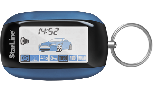Брелок ж/к StarLine B92 с дисплеем - фото