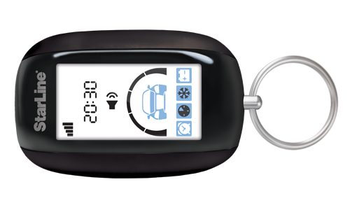 Брелок ж/к StarLine B96 с верт.дисплеем - фото
