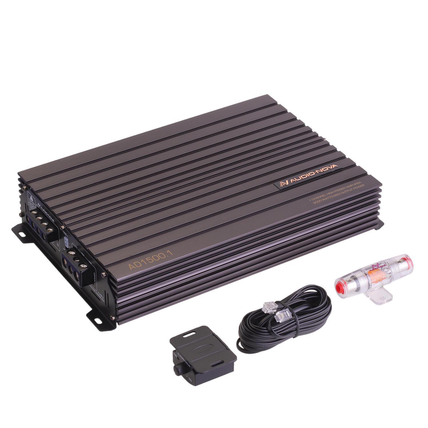 Усилитель 1-канальный AUDIO NOVA AD1500.1 - фото