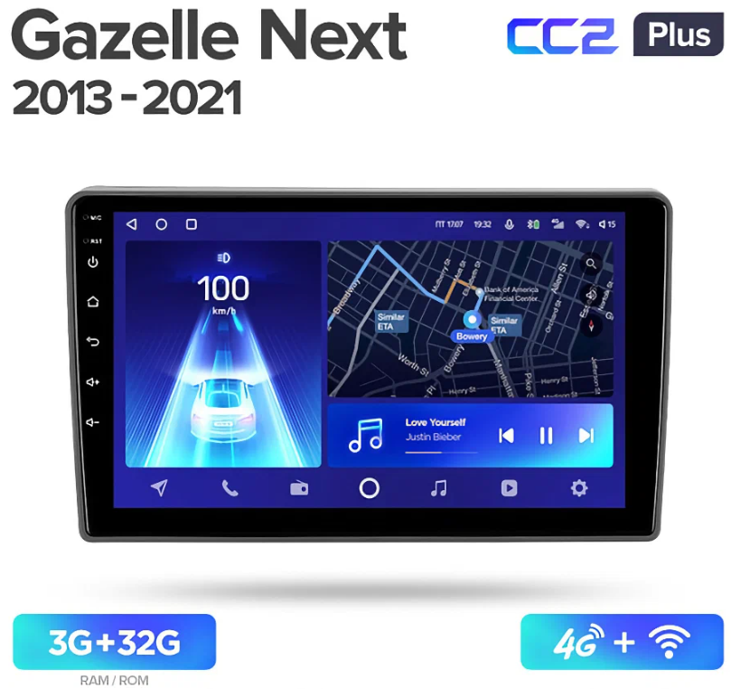 ШГУ Teyes CC2 Plus 4/32 GB GAZ Gazelle Next F3 2013-2021 9" - фото