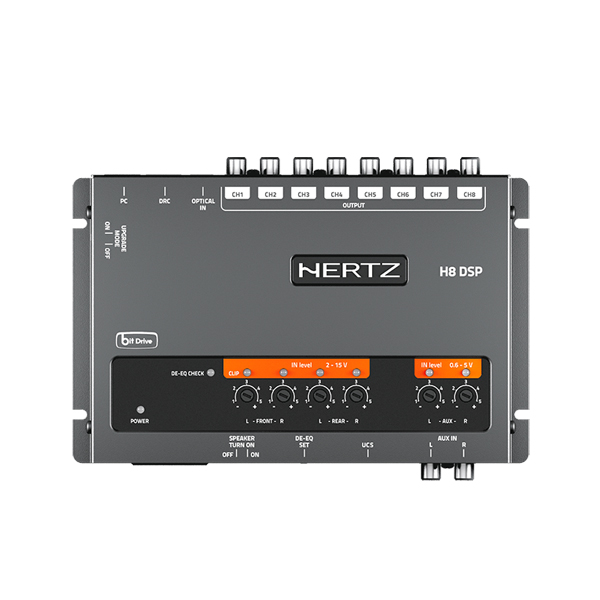 Усилитель 8-канальный Hertz H8 DSP 8 With DRC HE Channel Digital Interface Processor - фото