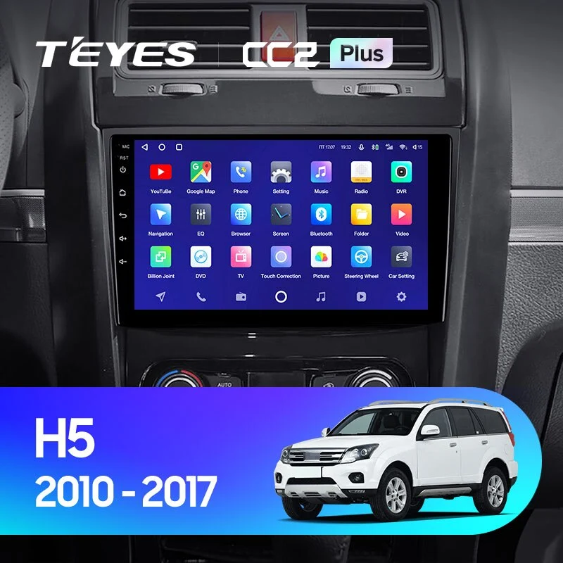 Комплект магнитолы TEYES CC2 Plus 9.0" для Great Wall Hover H5 I 2010-2017