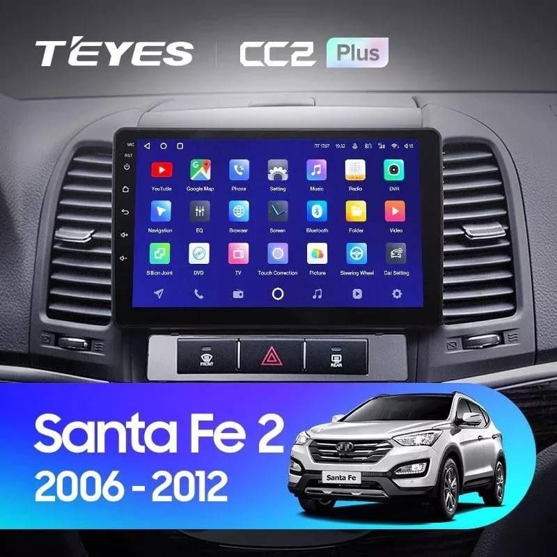 ШГУ Teyes CC2 Plus 3/32 GB Hyndai Santa Fe 2006-2012 - фото