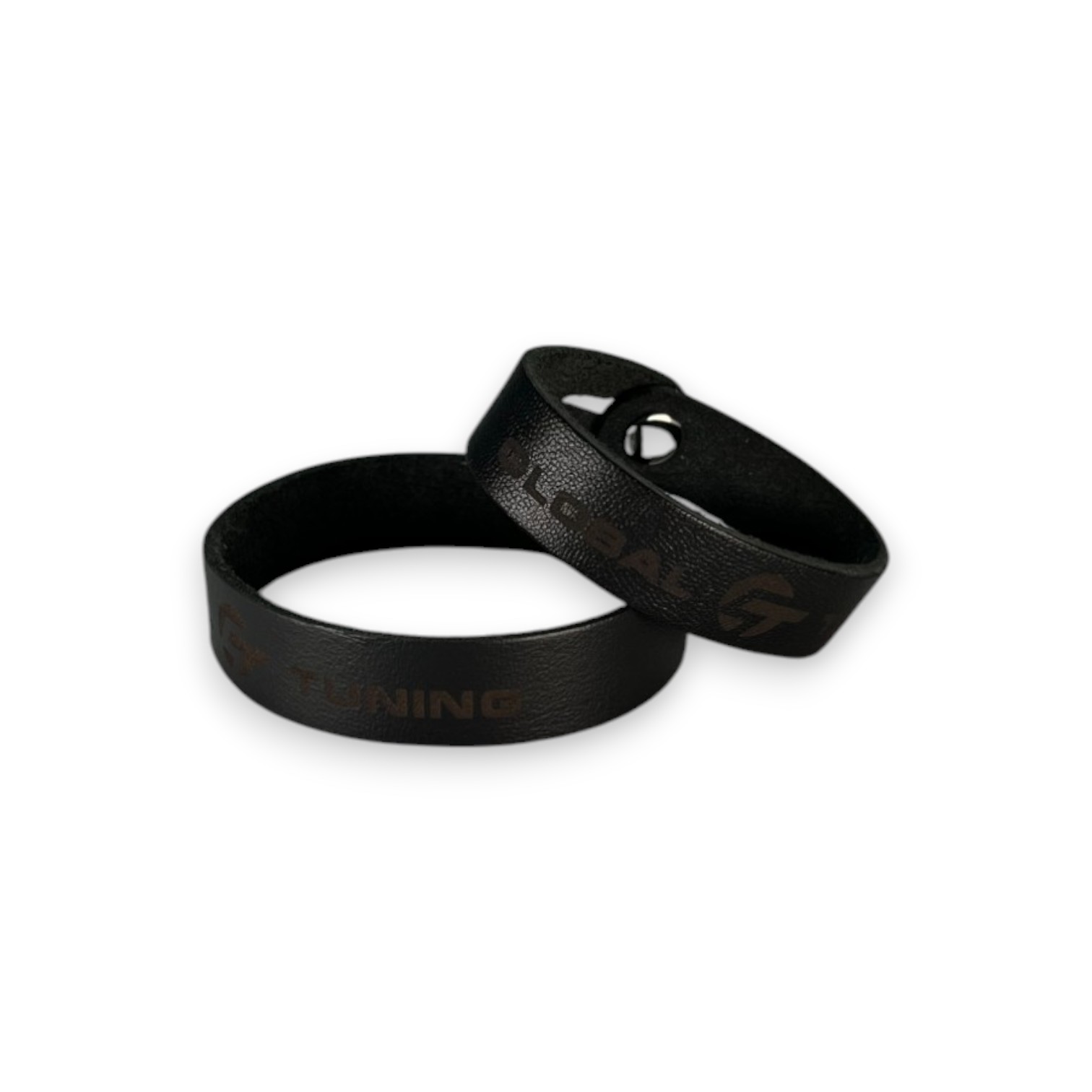 Браслет кожаный Global Tuning (черный) - фото