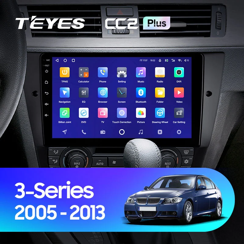Комплект магнитолы TEYES CC2 Plus 9.0" для BMW 3 серия F30/F31 2011-2015