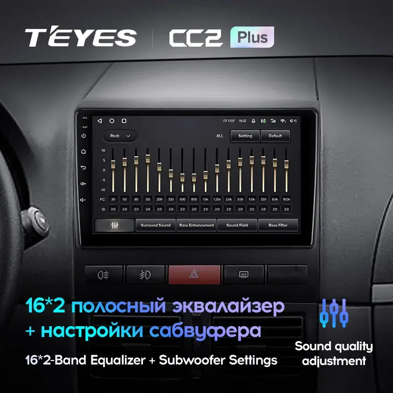 Комплект магнитолы TEYES CC2 Plus 9.0" для FIAT Idea 2011-2014