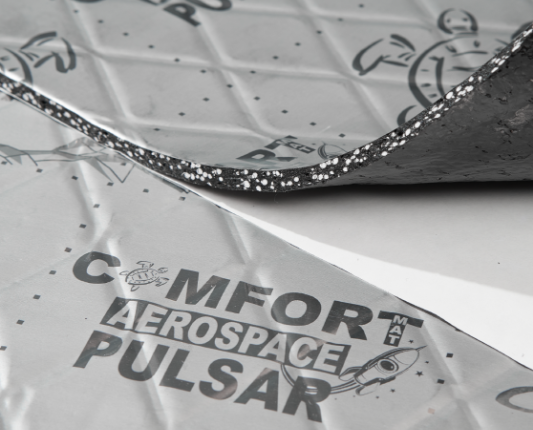 Шумопоглощающий материал ComfortMat AEROSPACE PULSAR 0,5х0,32 (1уп-15л) (1л) - фото