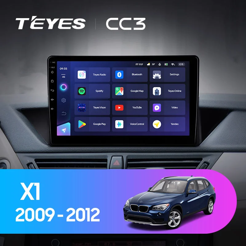Комплект магнитолы TEYES CC3 10.2" для BMW X1 E84 2009-2012