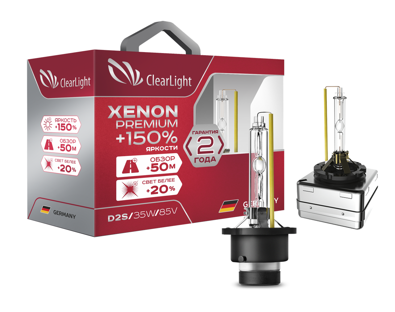 Ксеноновая лампа Clearlight Xenon Premium + 150% D2S - фото