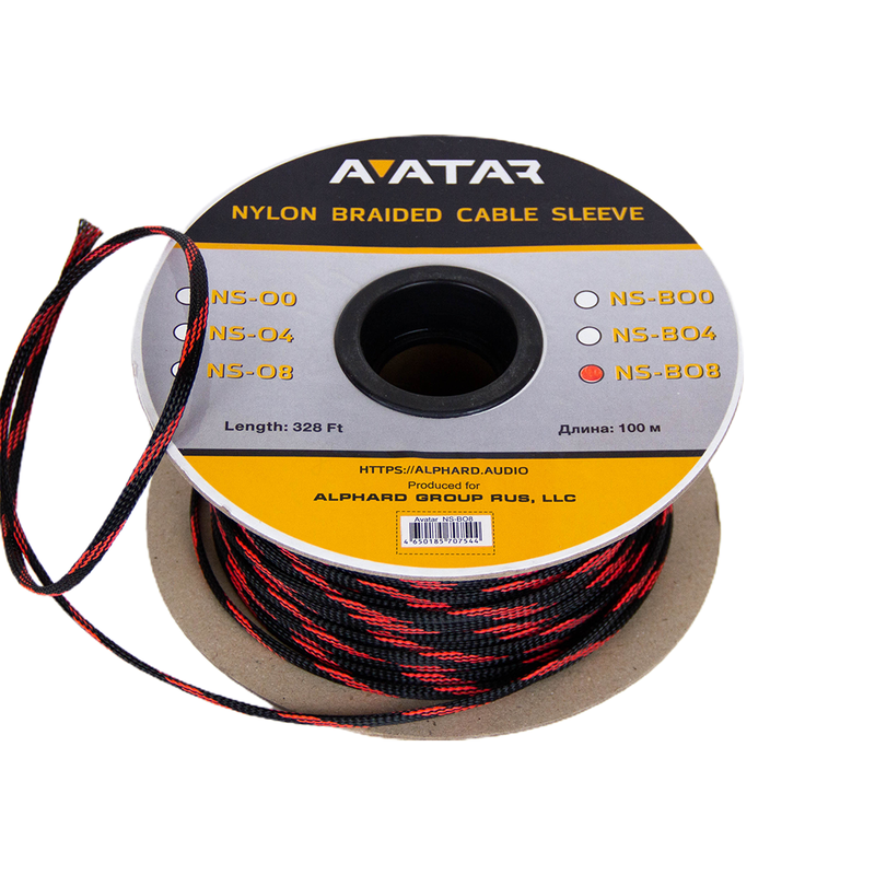 Защитная кабельная оплетка AVATAR NS-BO8 (1б-100м) - фото