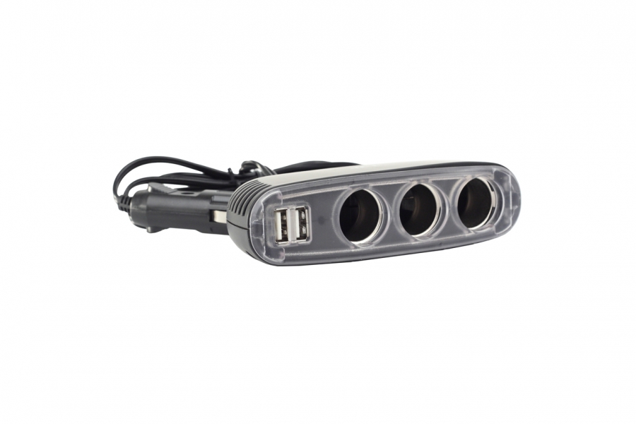 Авторазветвитель ACV RM37-2012 2*USB/светодиод - фото