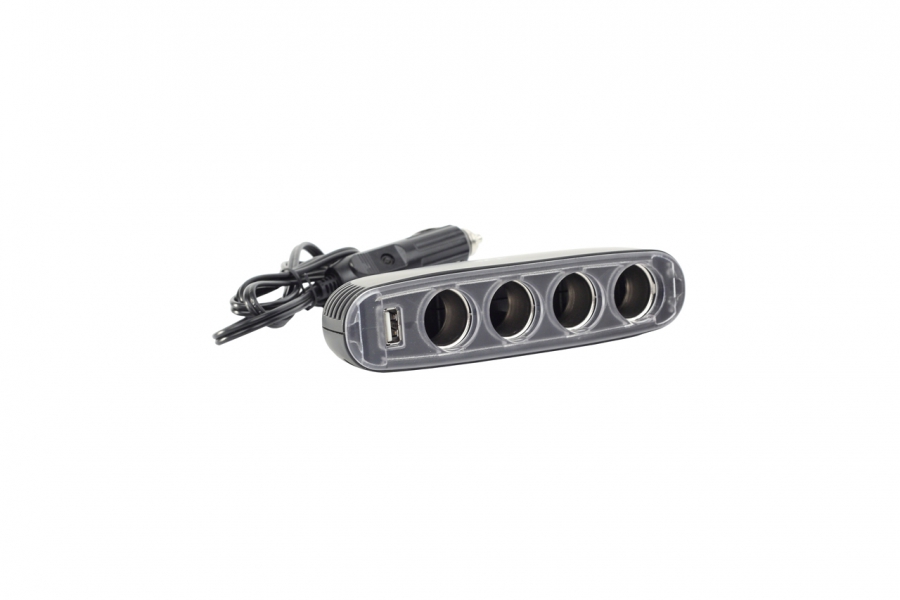Авторазветвитель ACV RM37-2013 4*USB/светодиод - фото