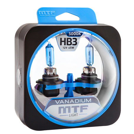 Лампа MTF 9005 12V 65W Vanadium, комплект - фото