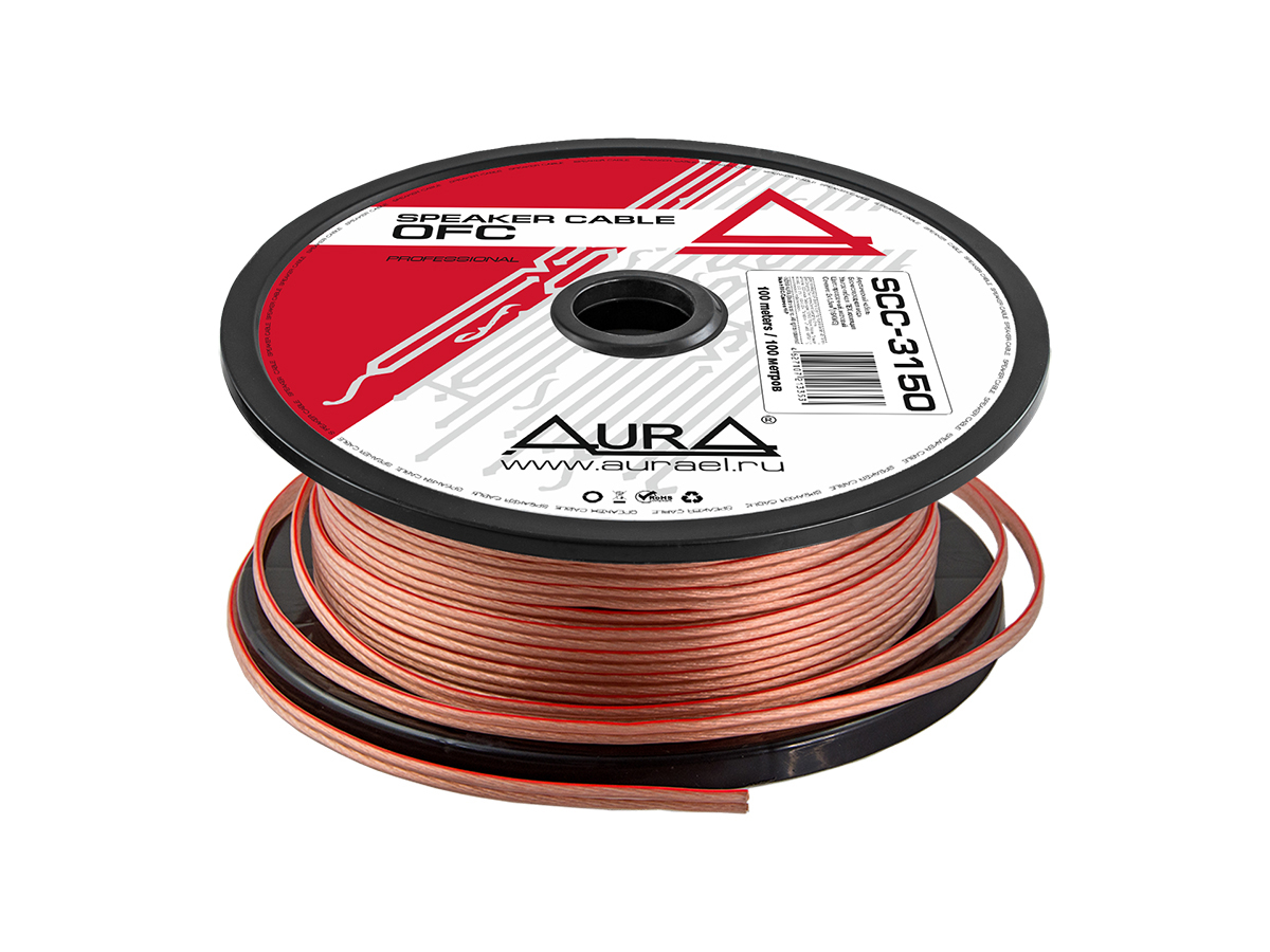 Акустический кабель Aura SCC-3150 (1б-100м) (1м) - фото