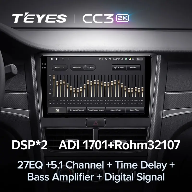 Комплект магнитолы TEYES CC3 2K 9.5" для FAW Bestune B30 2015-2020