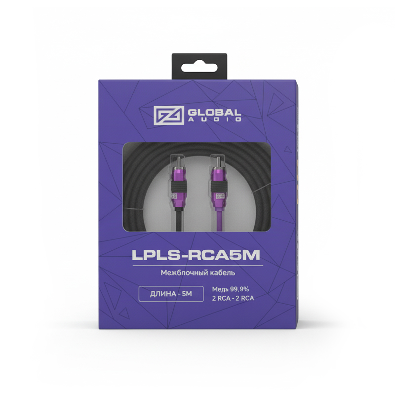 Межблочный кабель Global Audio LPLS-RCA5M - фото