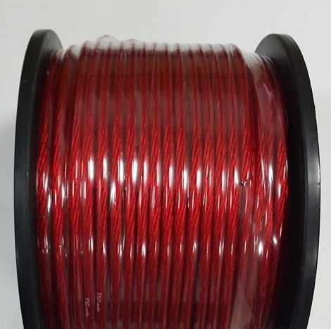Силовой кабель FSD audio BPC-08GA Red (1б-100м) (1м) - фото