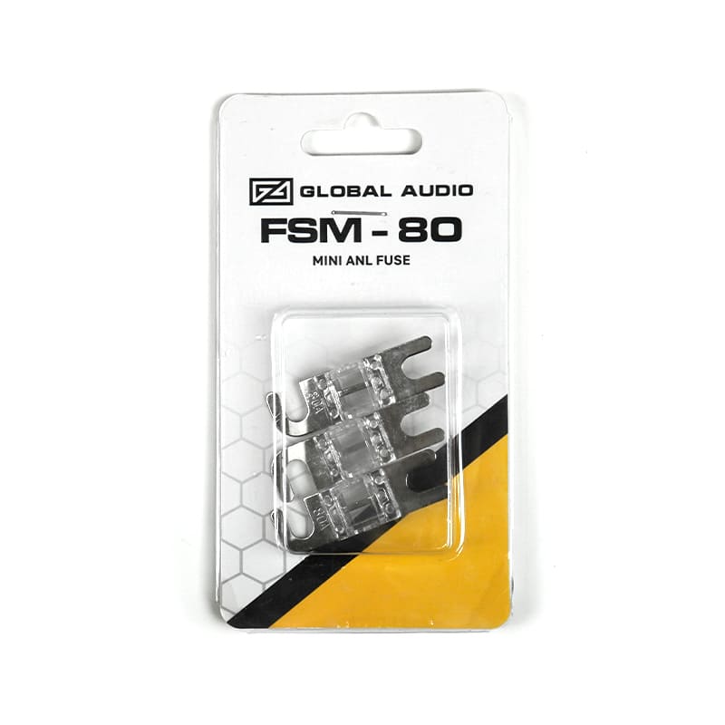 Предохранитель Global Audio FSM-80, 80A  (4шт упаковка) - фото