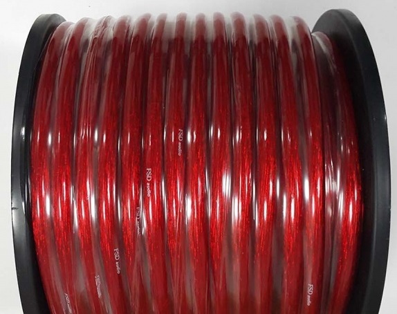 Силовой кабель FSD audio BPC-04GA Red (1б-50м) (1м) - фото