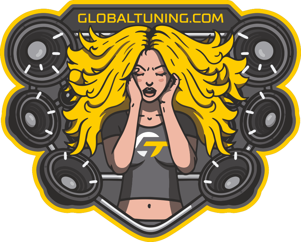 Наклейка Global Tuning 150х120 Ж - фото