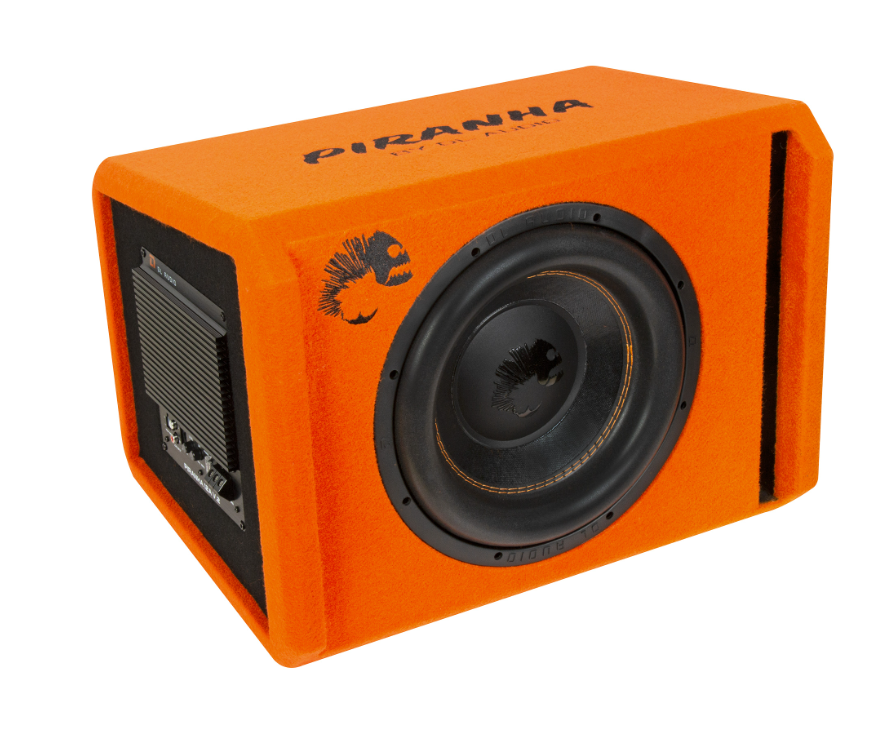 Сабвуфер активный в корпусе DL Audio Piranha 12A V.2 Orange - фото
